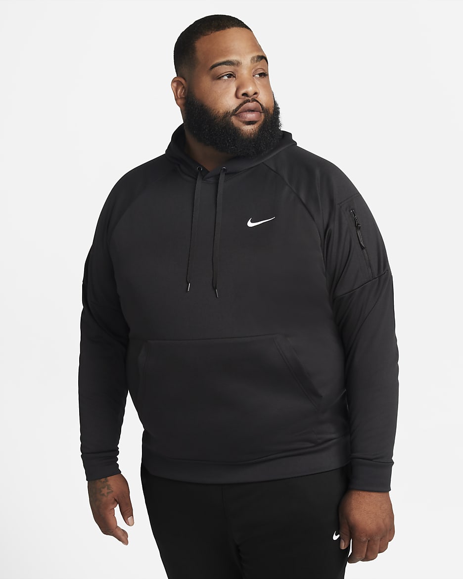 Nike Therma Therma FIT Erkek Kapu onlu Fitness Sweatshirt u. Nike TR